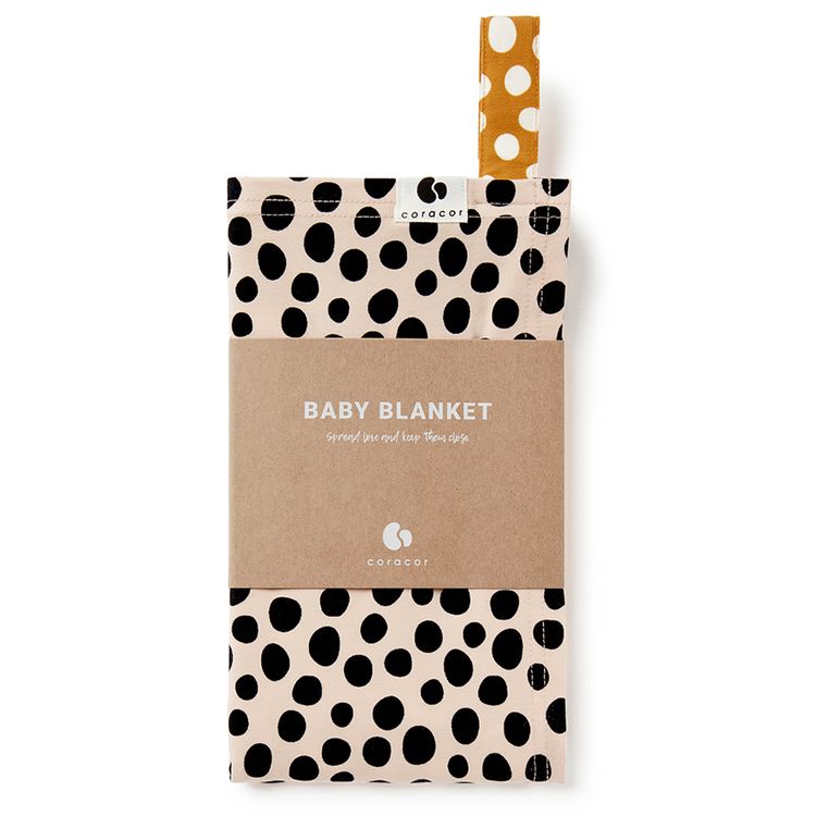 Coracor Abstract Dot Sand Baby blanket