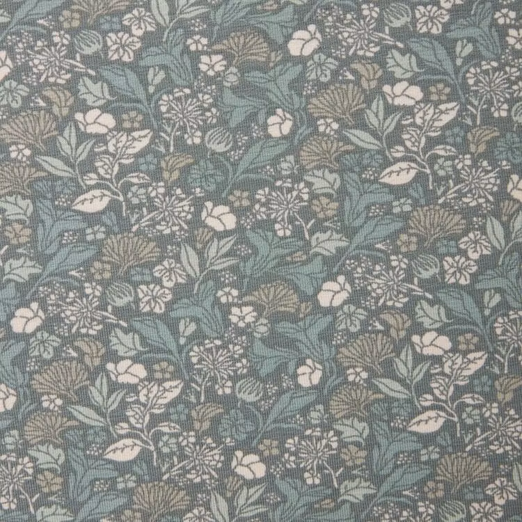Coracor Tinyflower Green Babyfilt