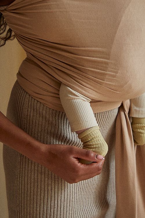 Coracor Natural Dye Pomegranate Baby wrap