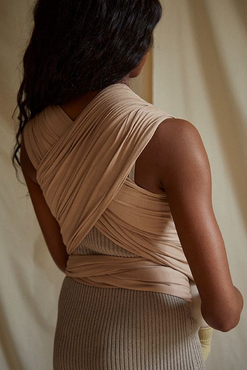 Coracor Natural Dye Pomegranate Baby wrap