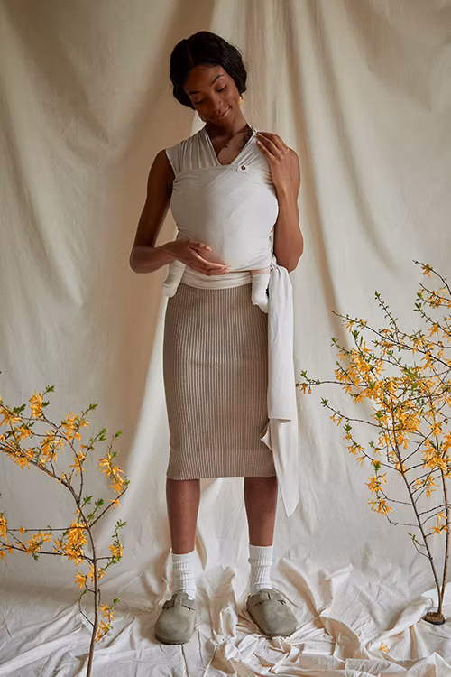 Coracor Natural Dye Walnut Baby wrap