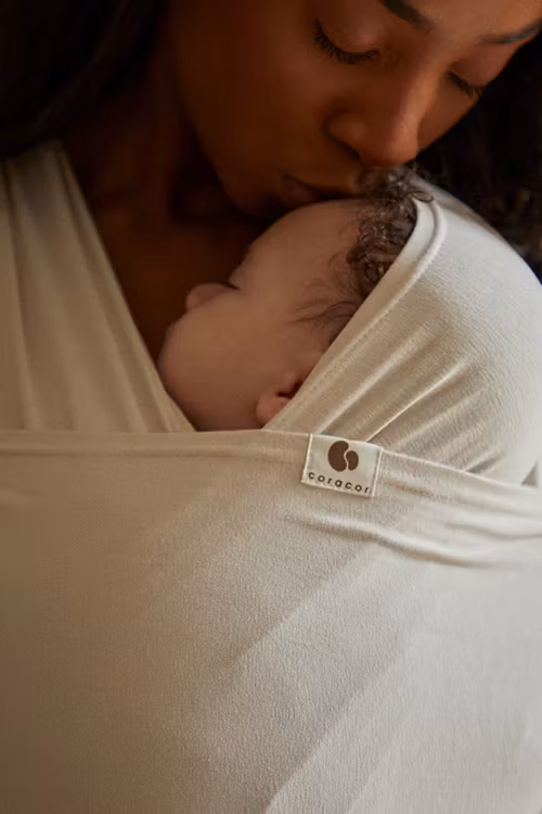 Coracor Natural Dye Walnut Baby wrap