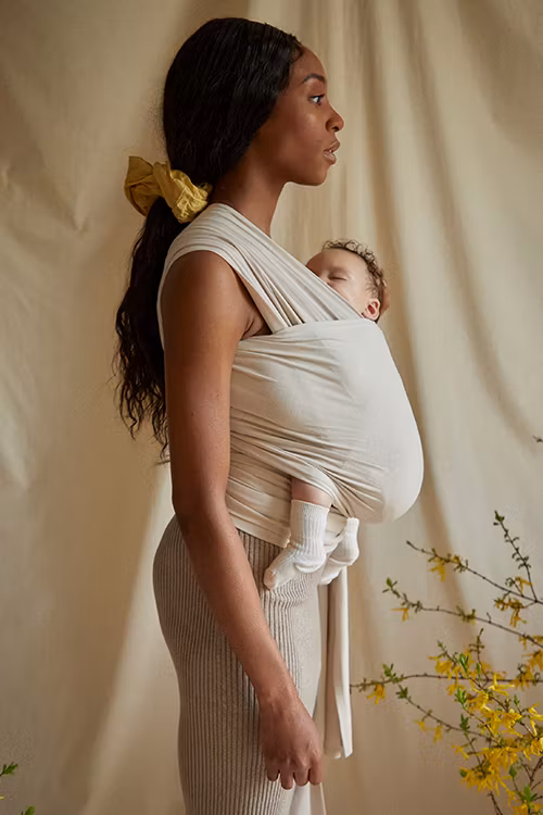 Coracor Natural Dye Walnut Baby wrap