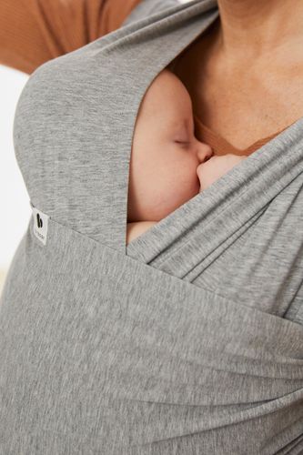 Coracor Grey Melange Baby wrap