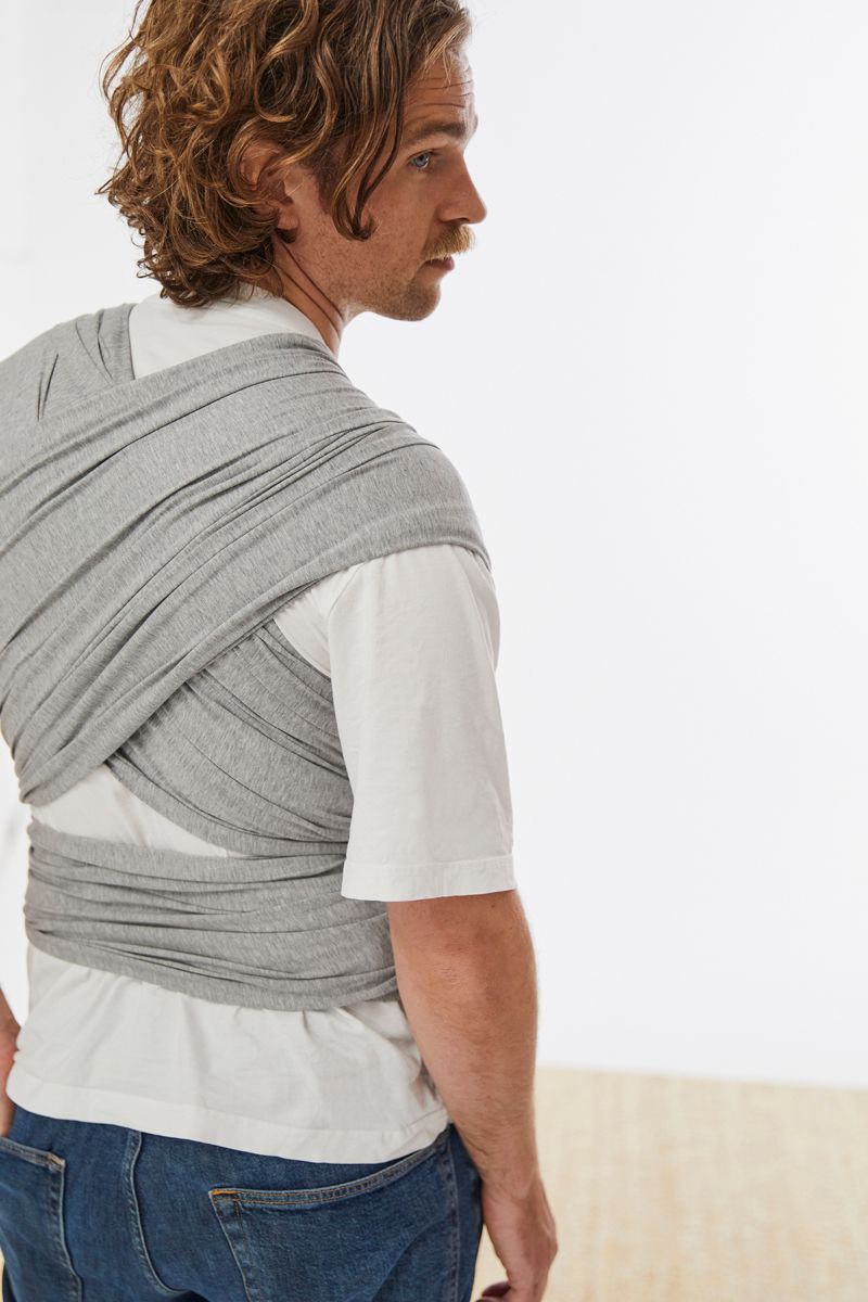 Coracor Grey Melange Baby wrap