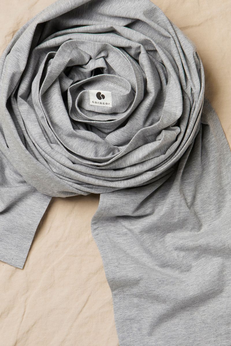 Coracor Grey Melange Baby wrap