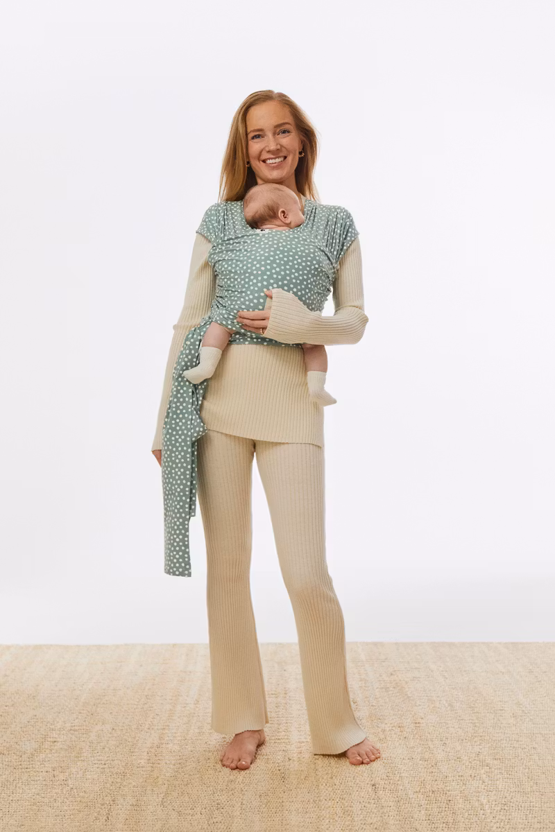 Coracor Big Dot Green Baby wrap