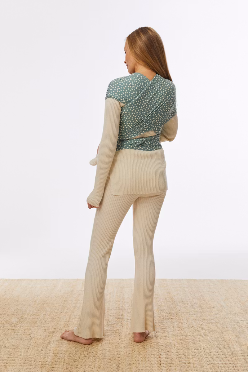 Coracor Big Dot Green Baby wrap