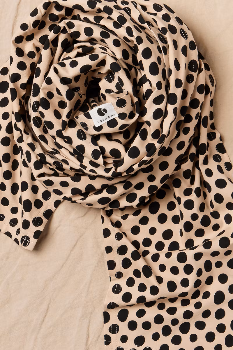 Coracor Abstract Dot Sand Baby wrap