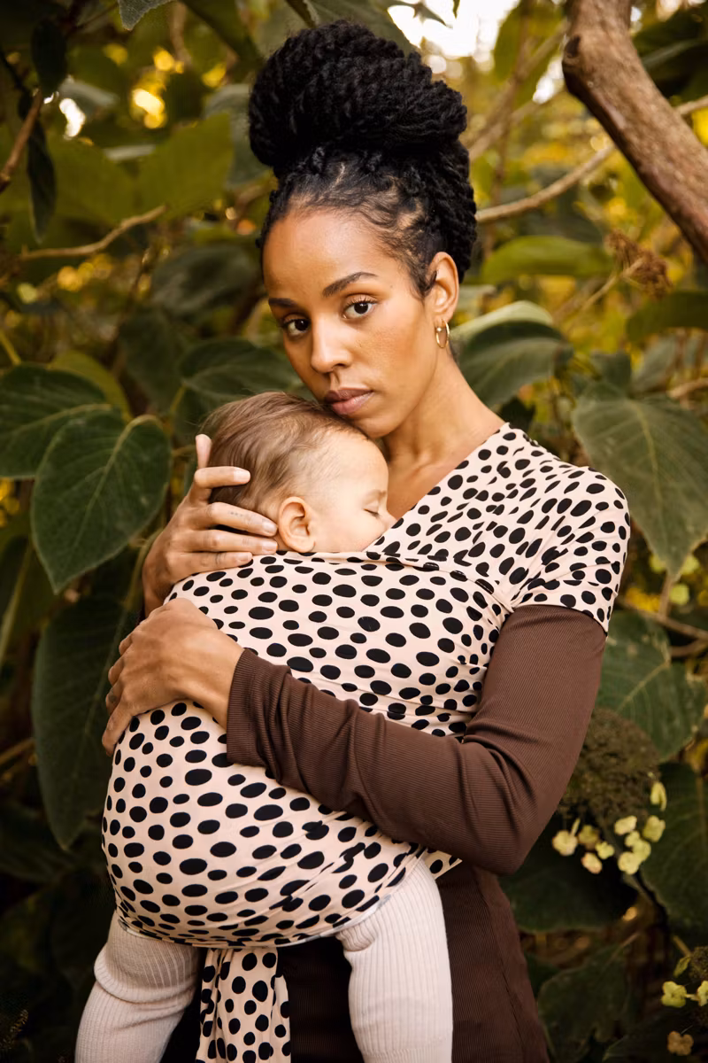 Coracor Abstract Dot Sand Baby wrap