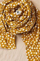 Coracor Abstract Dot Mustard Baby wrap
