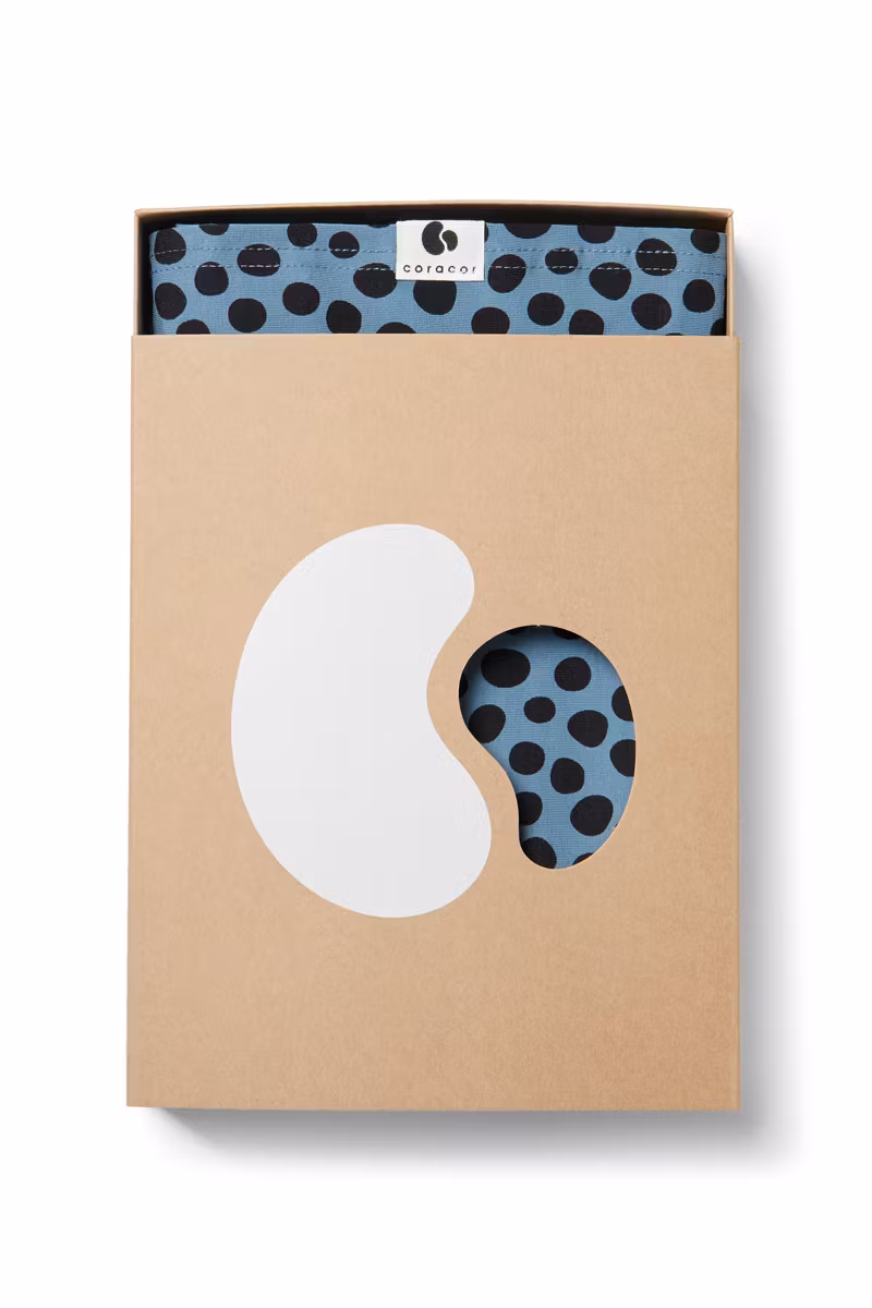 Coracor Abstract Dot Blue Bärsjal