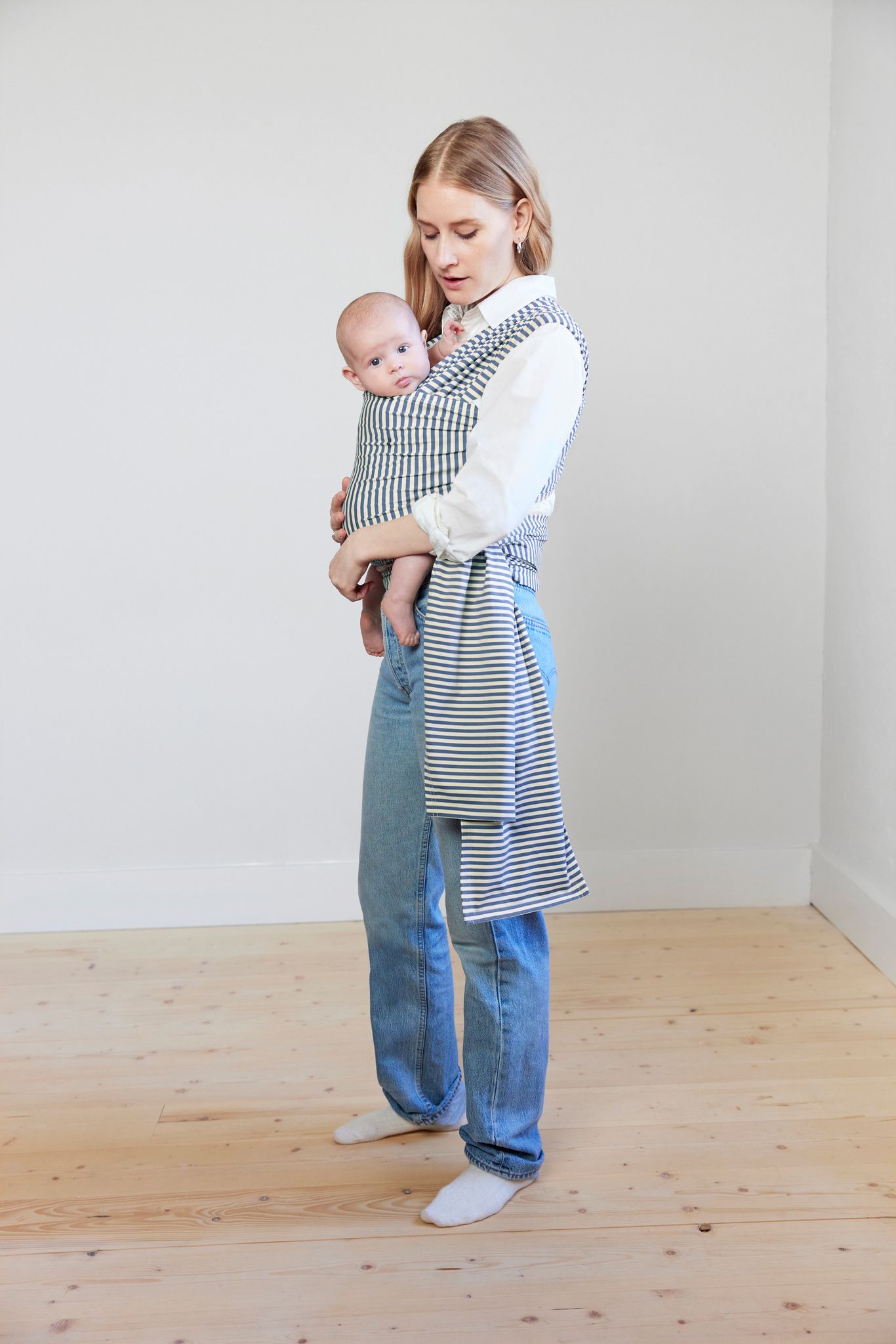 Coracor Stripe Indigo Bärsjal