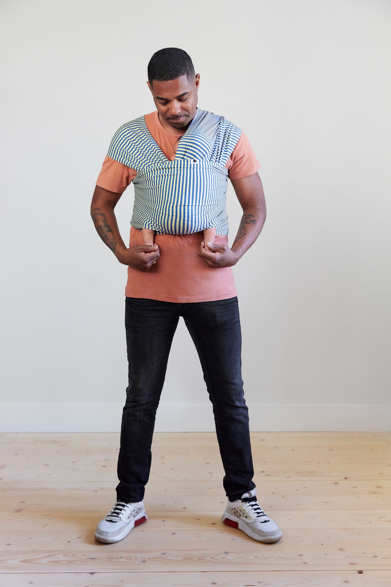 Coracor Stripe Indigo Bärsjal