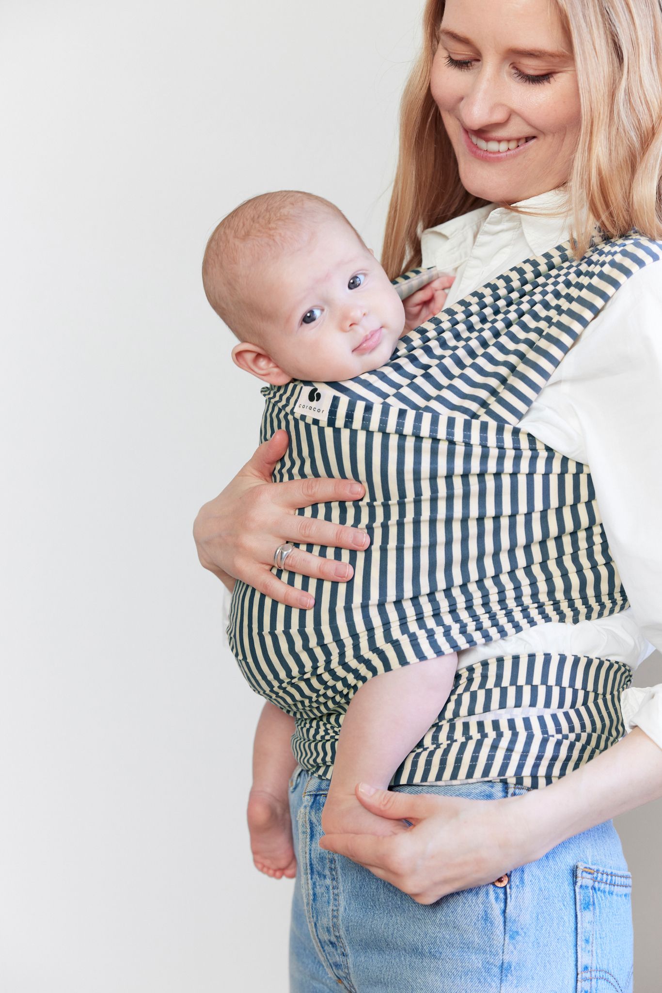 Coracor Stripe Indigo Bärsjal