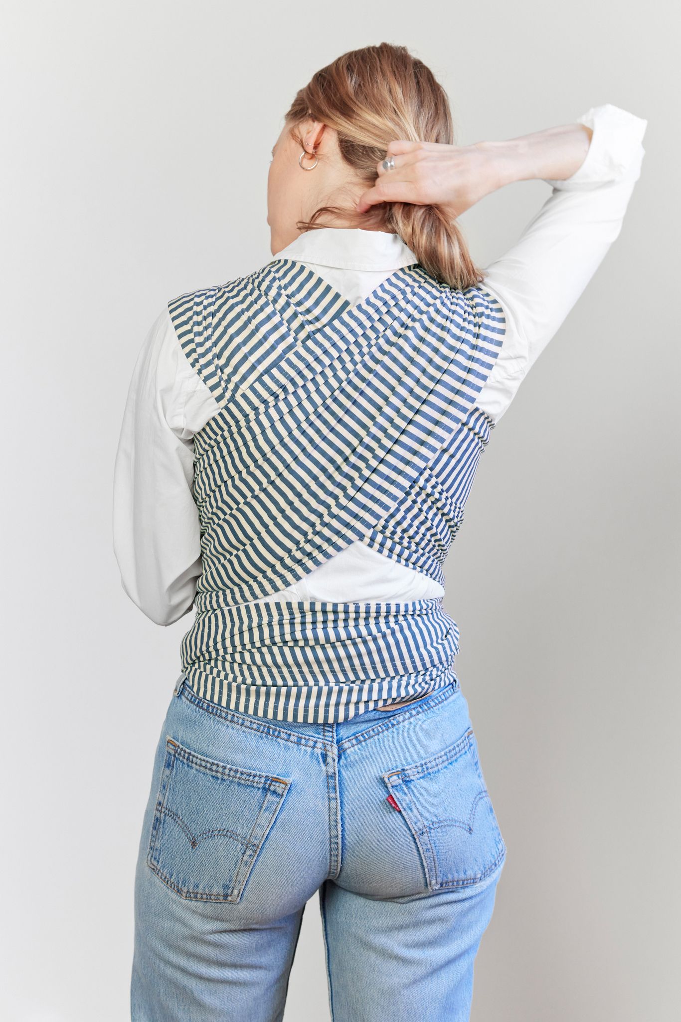 Coracor Stripe Indigo Bärsjal