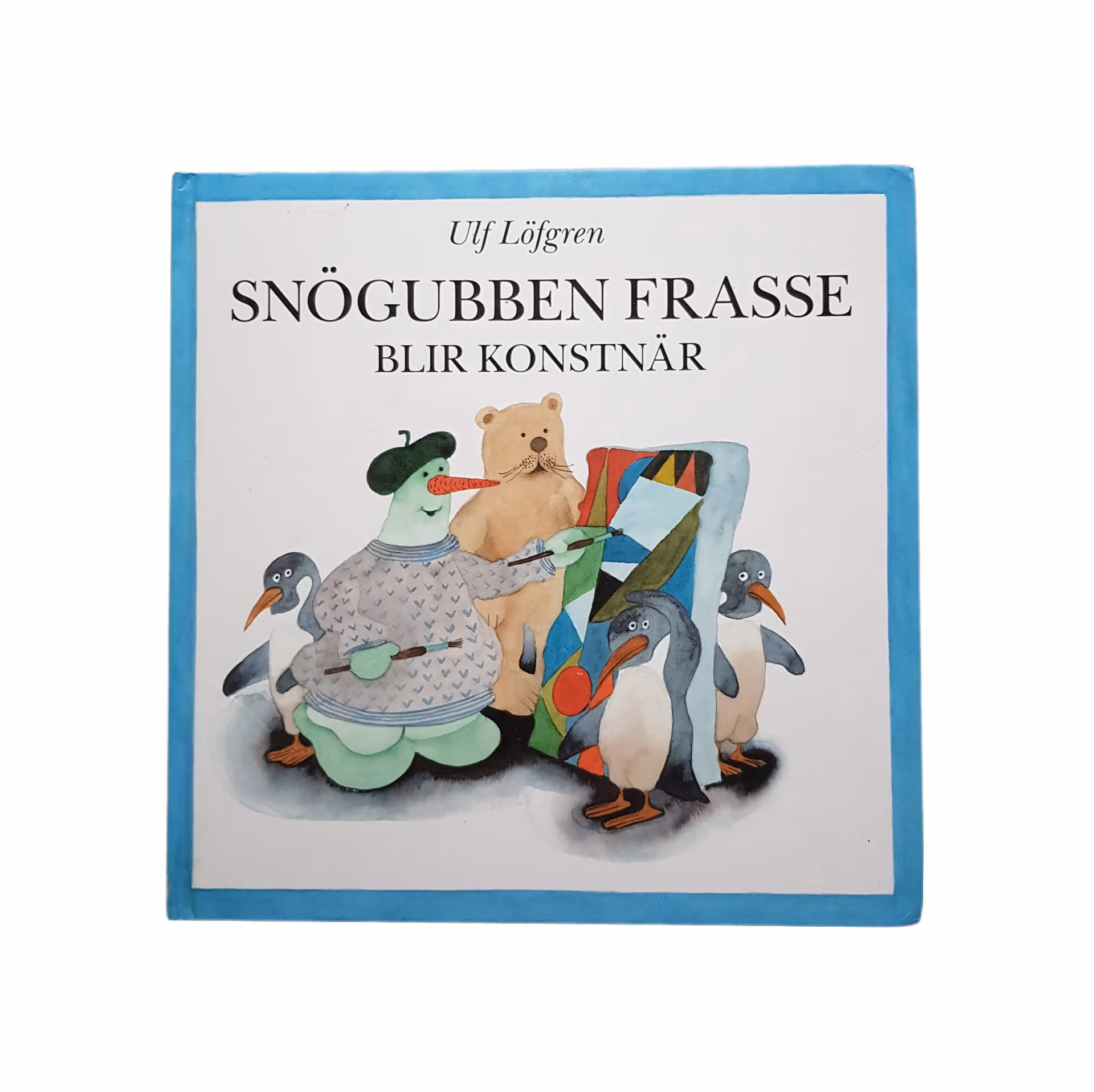Snögubben Frasse blir konstnär
