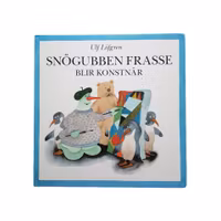 Snögubben Frasse blir konstnär
