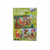 Sagopussel, kartongpussel, 2 x 20 bitar, skick B
