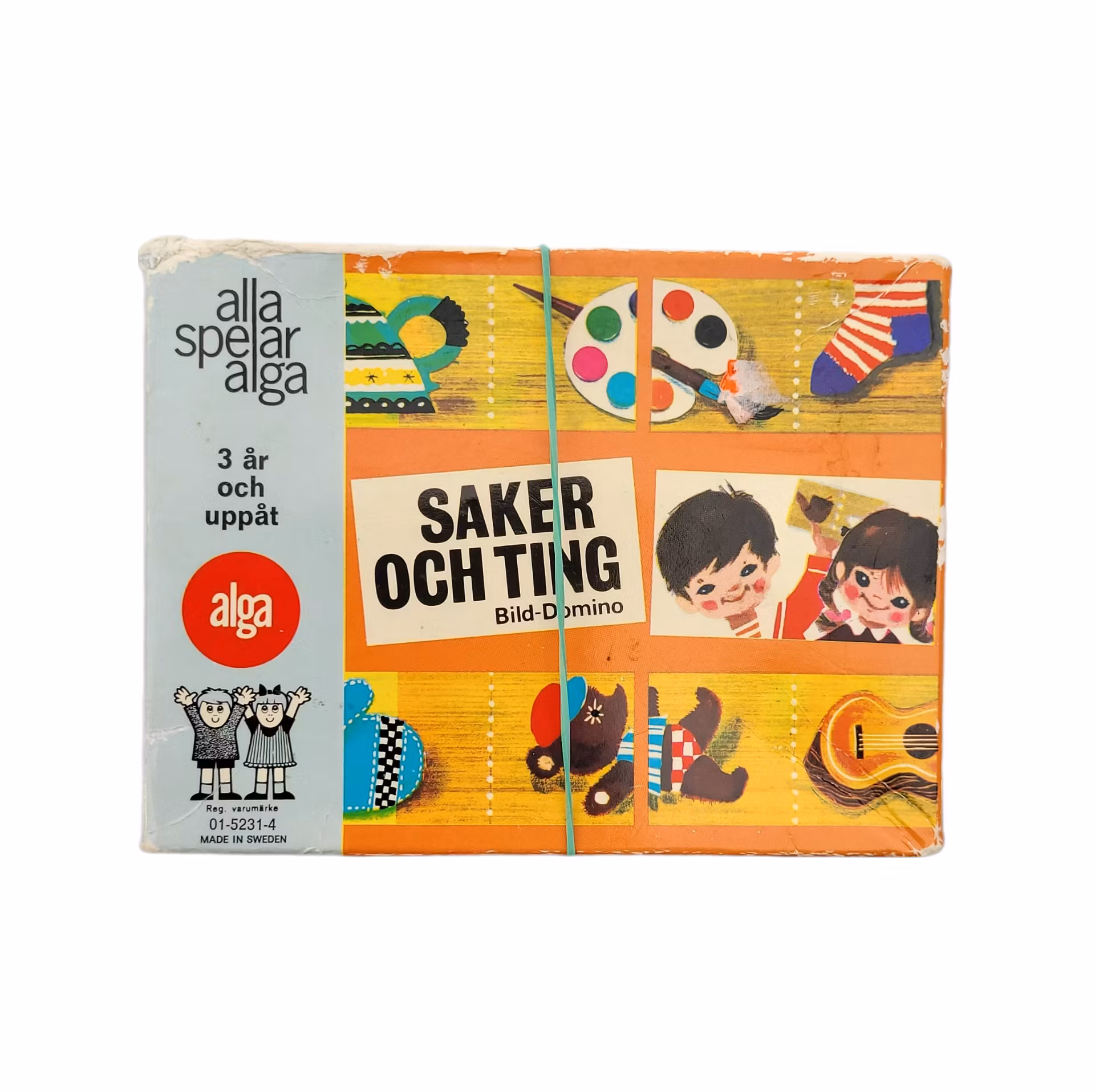 Saker och ting, bild-domino, skick C