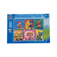 Paw patrol-pussel, kartonpussel, 100 bitar, skick B