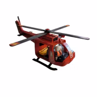 Räddningshelikopter, Playmobil, skick A