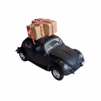 Bil med paket, skick B