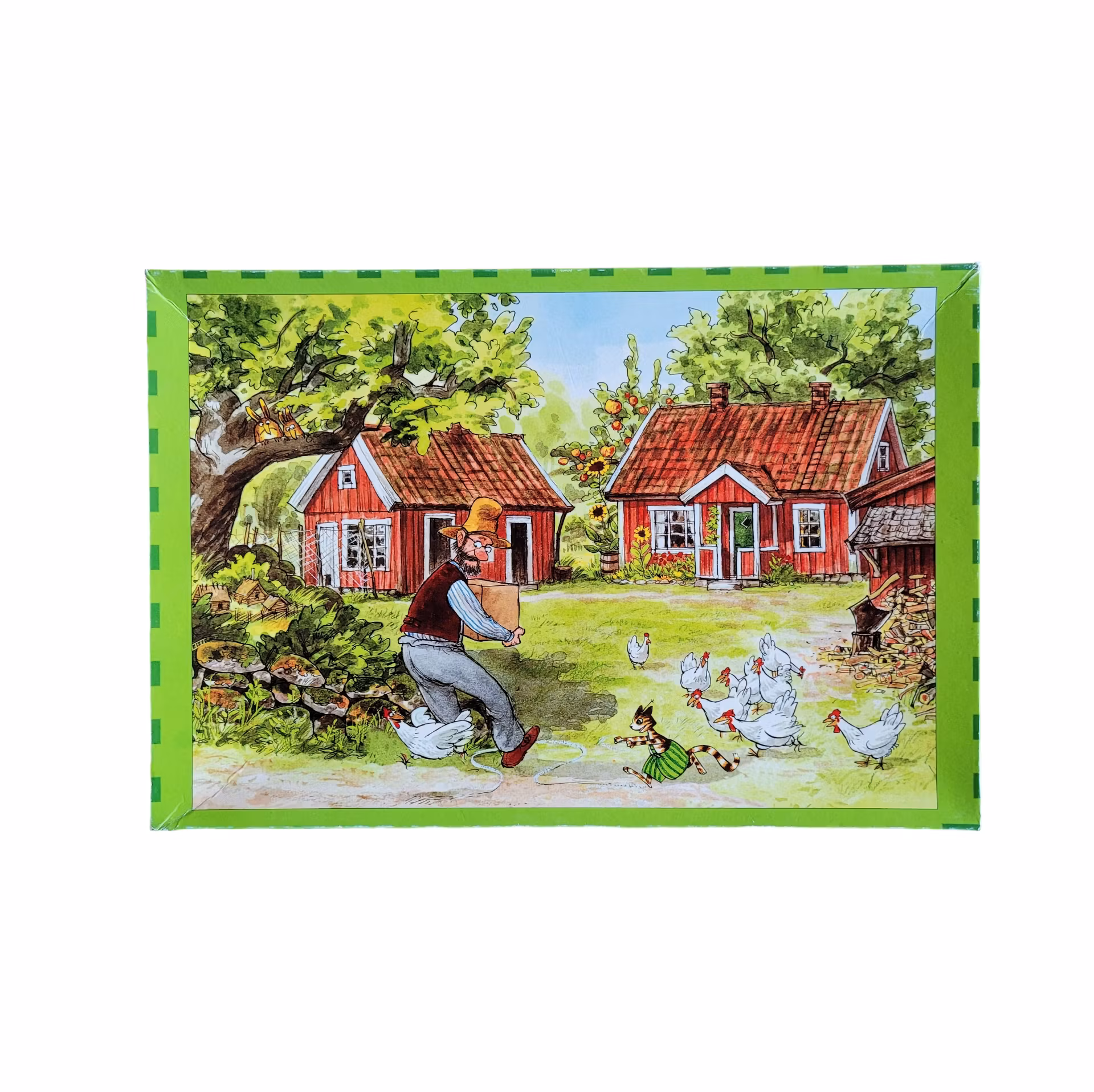 Pettson & Findus-pussel, kartongpussel, 104 bitar, skick B