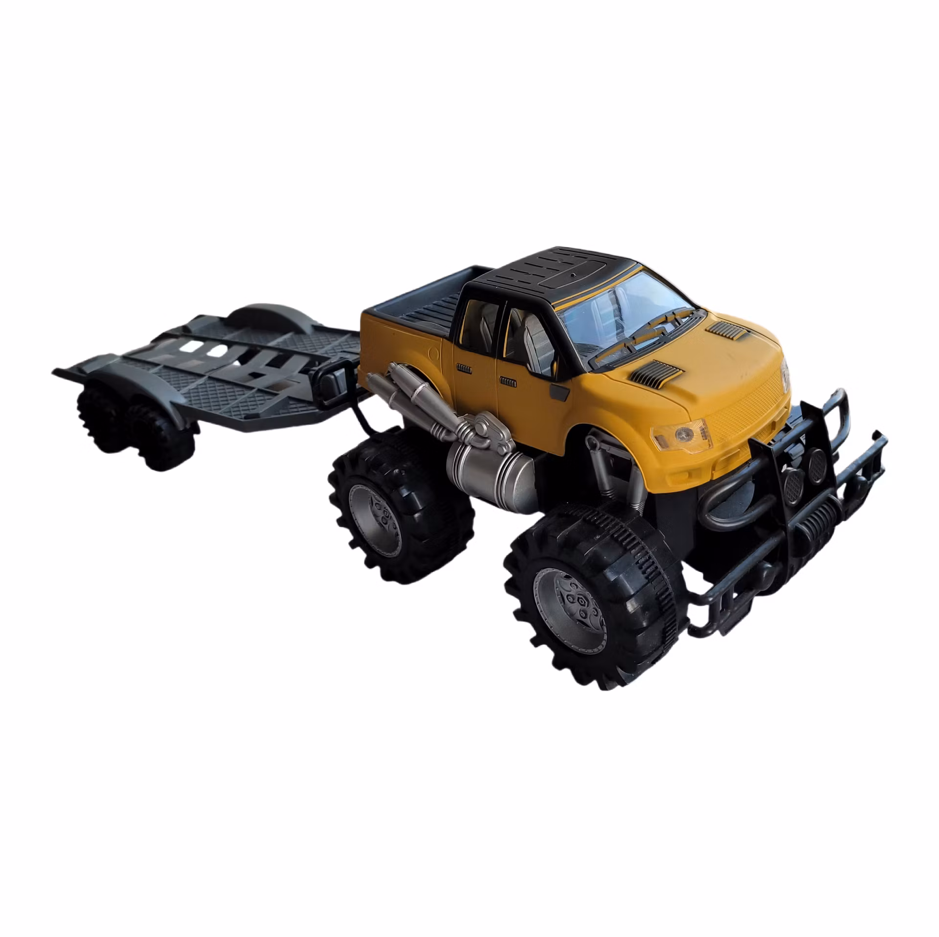 Bil med släp, skick B