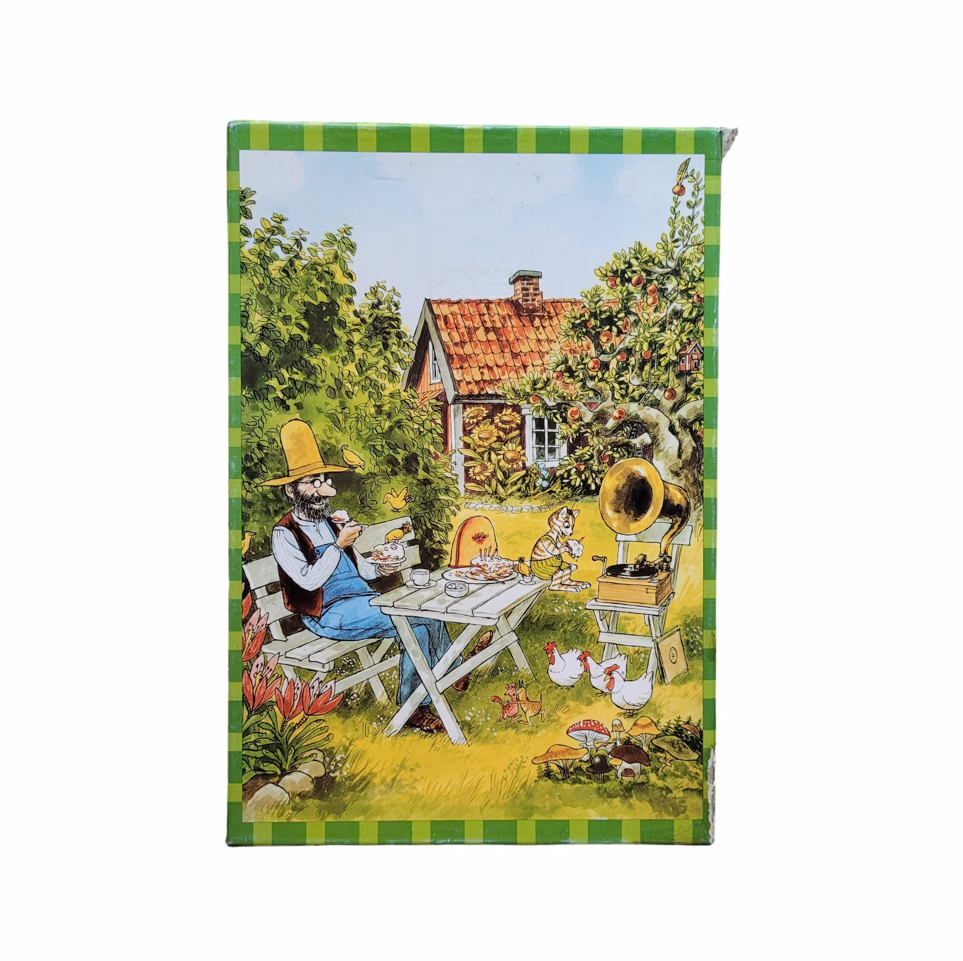 Pettson och Findus-pussel, kartong, 104 bitar, skick B