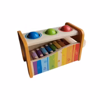 Träleksak med xylofon, Hape, skick B