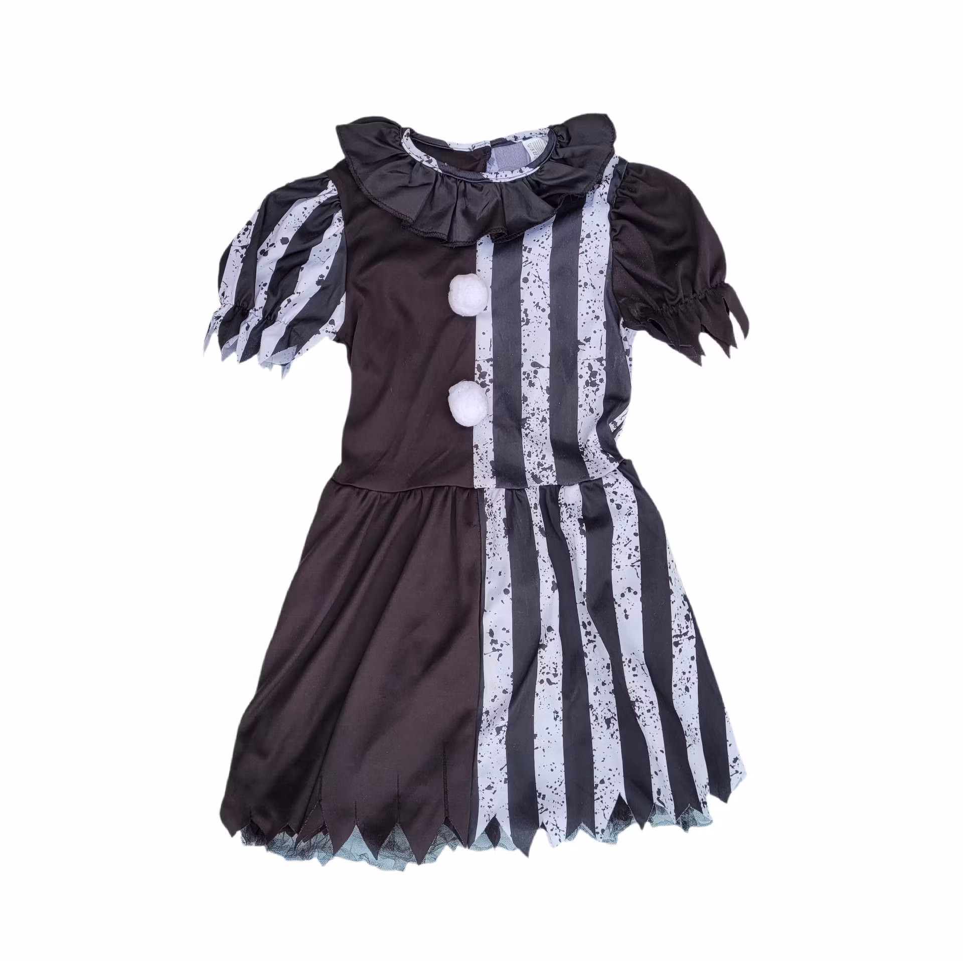 Clownklänning, storlek 122/128/134/140, skick B