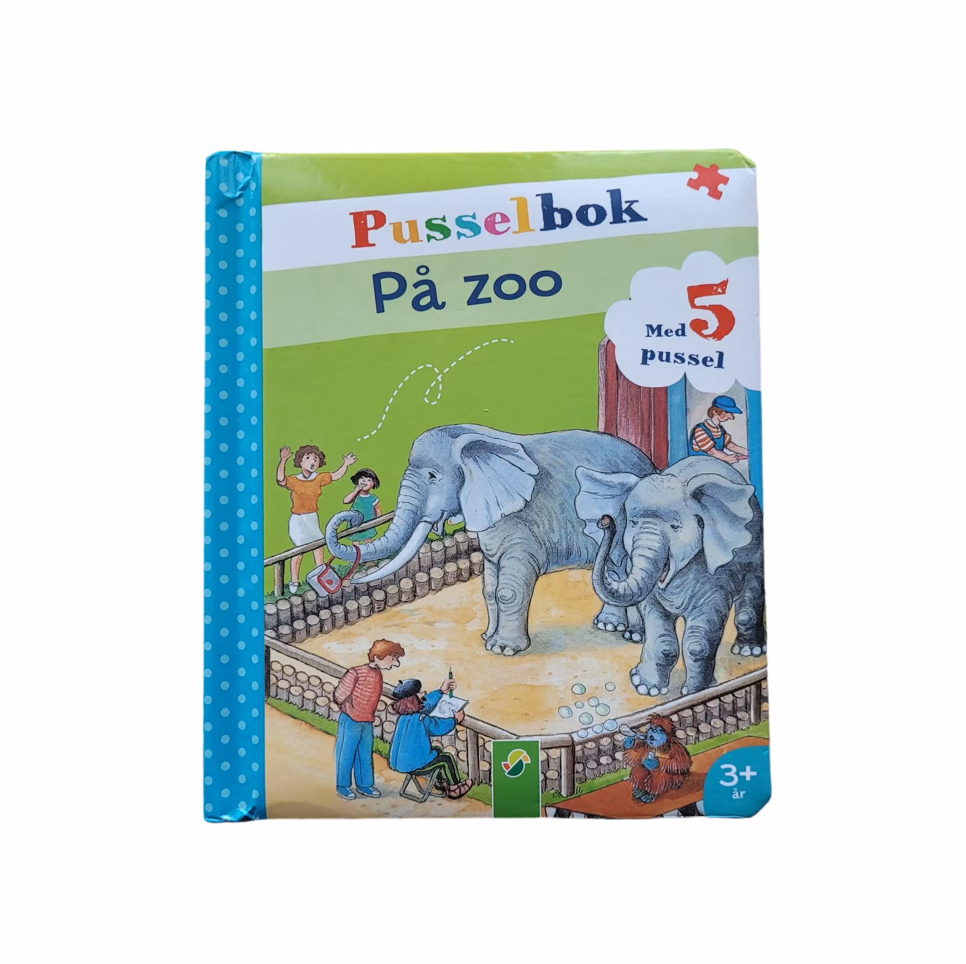 Pusselbok, På zoo, skick B