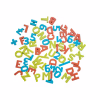 Magneter, bokstäver m.m., skick B