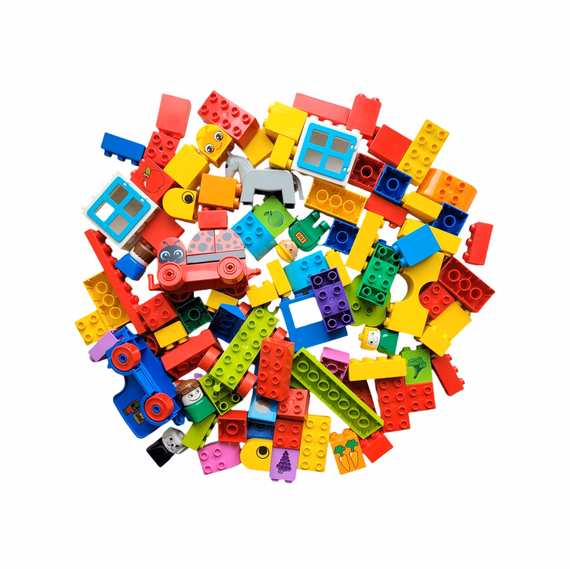 Blandat Duplo, ca 1 kg, skick B