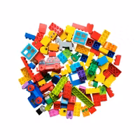Blandat Duplo, ca 1 kg, skick B