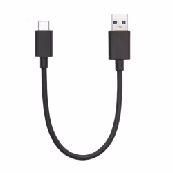 USB-C-kabel Svart 0,2 m