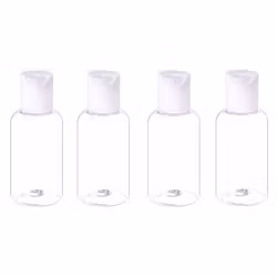 4 st reseflaskor 75 ml med kork