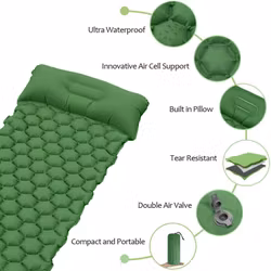 Uppblåsbar slitstark luftmadrass