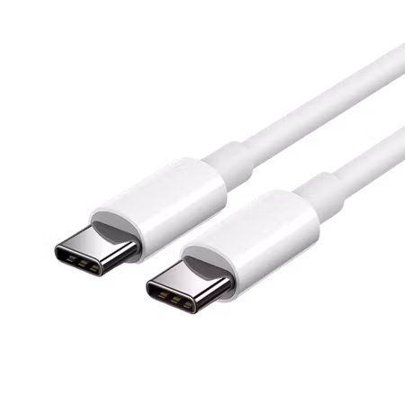 Snabbladdningskabel USB-C till USB-C 2m - Vit