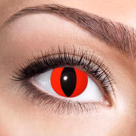 FÄRGLINSER, KATTÖGON RÖD 1 ÅR