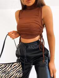 Careless Top - Brown