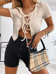 Girl Next Door Top - Beige