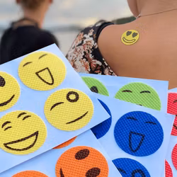 Krisskydds klistermärken med citronelladoft