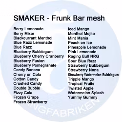 10p FRUNK bar mesh engångsvejp