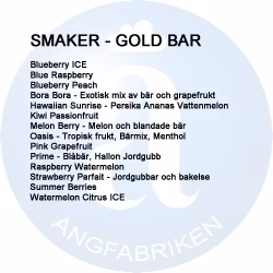 Gold Bar engångsvejp 20mg