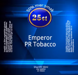 25 carat 100ml Emperor / PR tobak