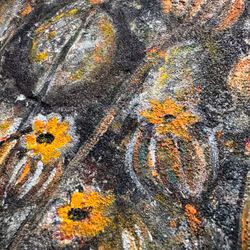 Stone and flowers