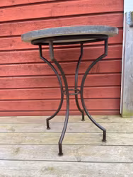 Grön/vit rutigt mosaik bord