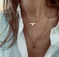 Halsband Duvan i guld